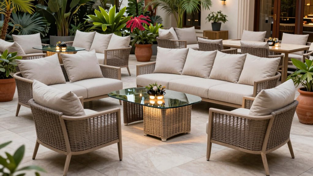 top 15 patio seating sets