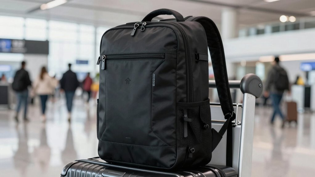 top camera backpack carry on