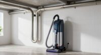 top central vacuum systems