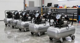 top garage gas compressors