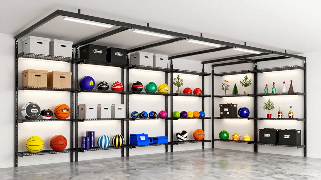 top garage storage racks