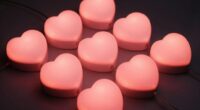 top heart shaped usb night lights