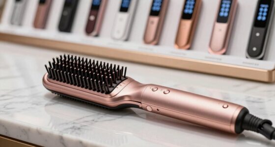 top heated hair straightener brushes