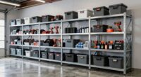 top heavy duty garage shelves