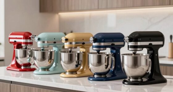 top kitchenaid mixer colors
