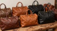 top luxury leather travel bags