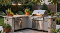 top outdoor grill islands