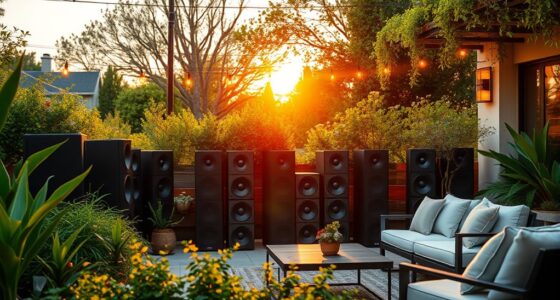 top outdoor patio wired speakers