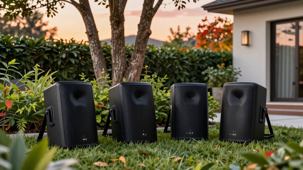 top wired outdoor speakers