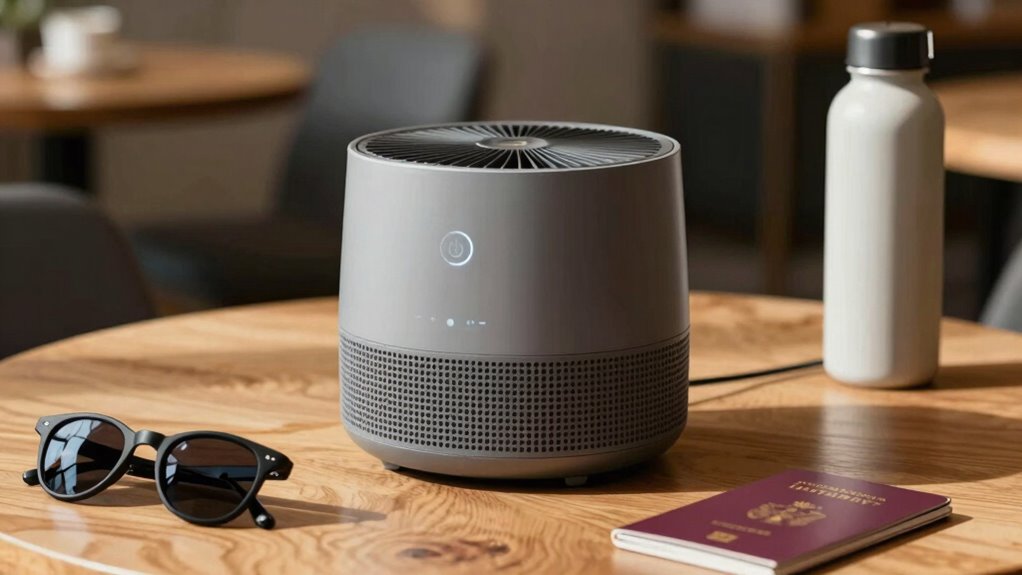 travel air purifier selection