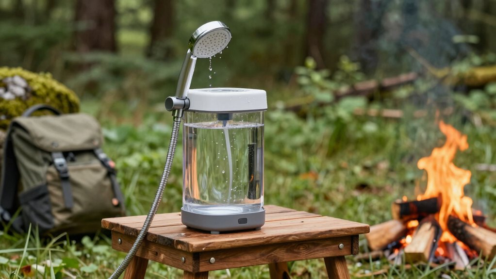 troubleshooting portable shower issues