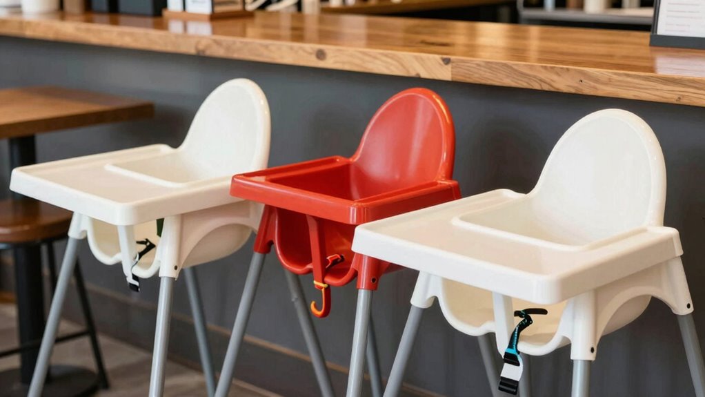 types of portable high chairs