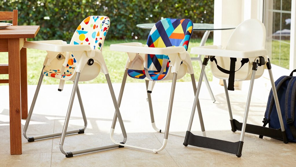 types of portable high chairs