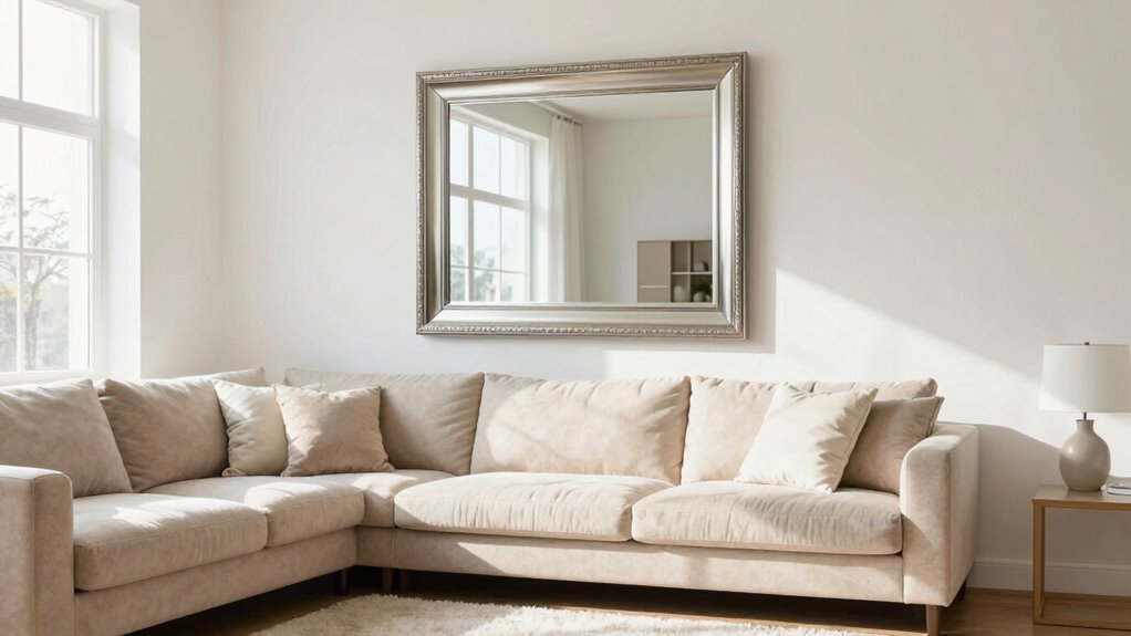 use mirrors to expand space