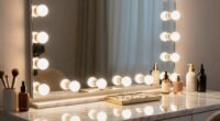 vanity mirror lighting details