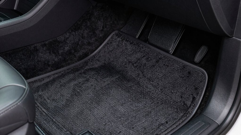 vehicle mat edge height