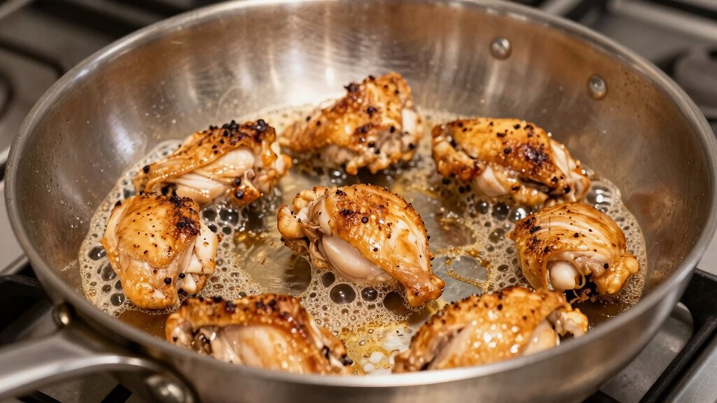 wait for perfect sear