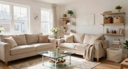 decluttering for easier upkeep