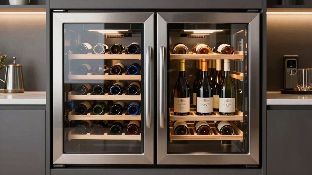 dual zone wine storage control