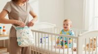 efficient baby departure routine