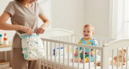 efficient baby departure routine