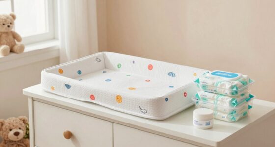 efficient organized diaper station
