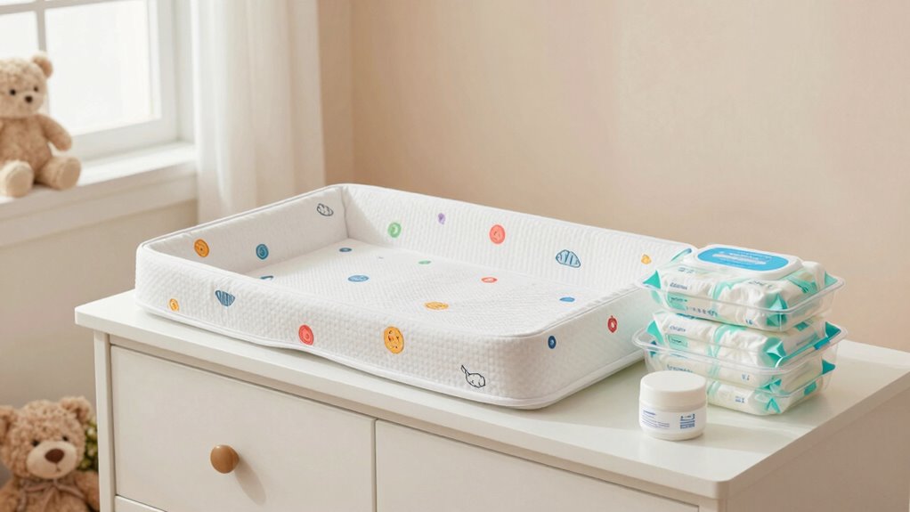 efficient organized diaper station