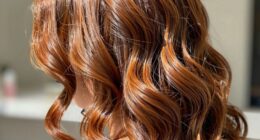 healthy hair styled later