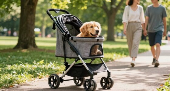 large pet stroller benefits