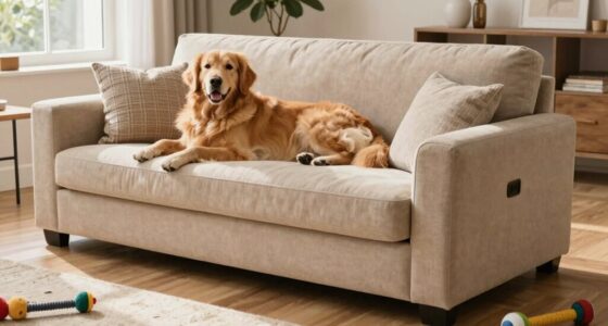 larger furniture offers comfort