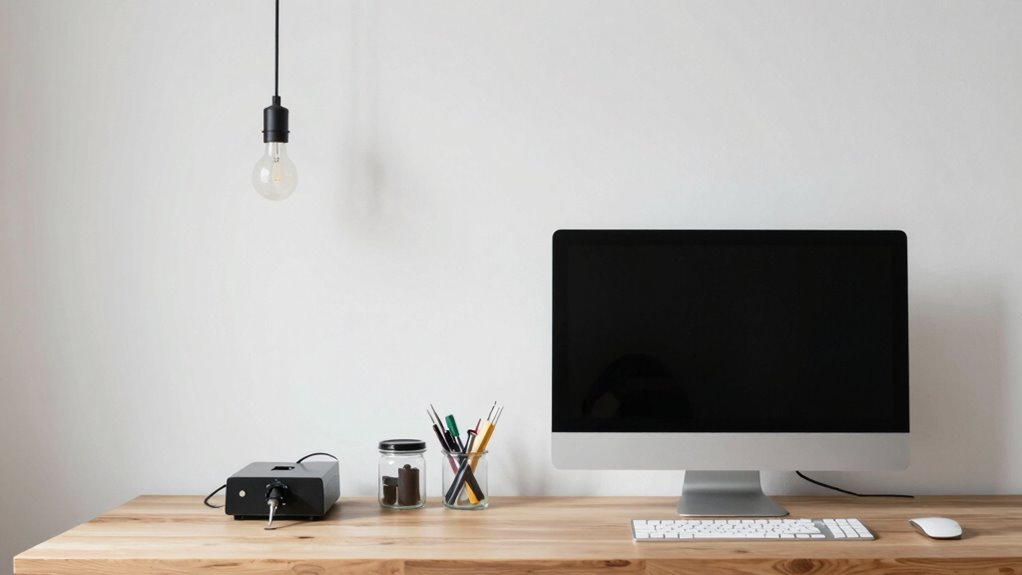 minimalist workspace fosters focus