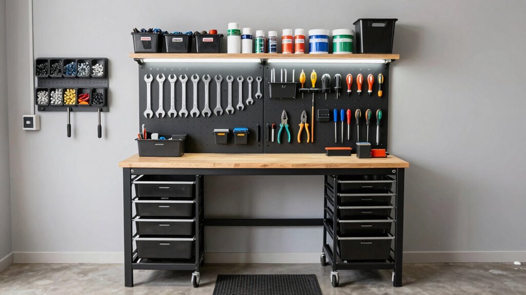 optimize garage workspace organization