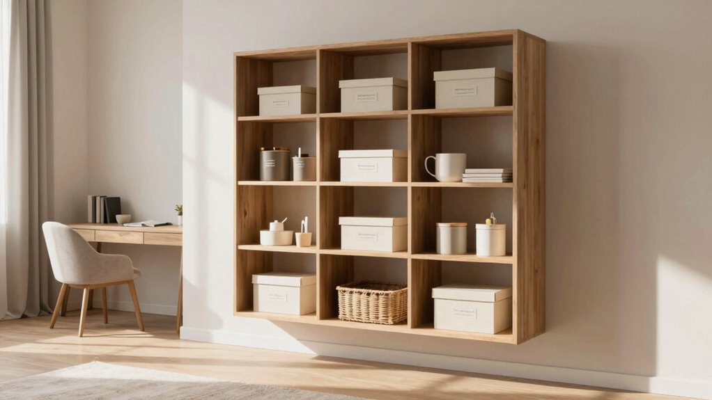 organize declutter label maintain