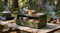 organized camping meal storage