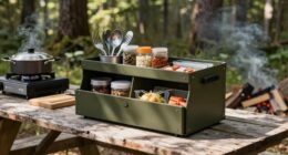 organized camping meal storage