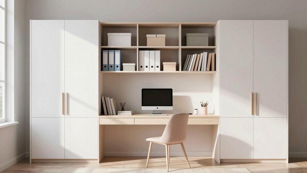 organized ergonomic well lit workspace