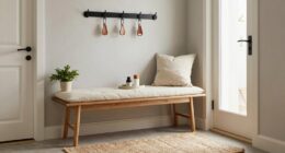 organized welcoming entrance area