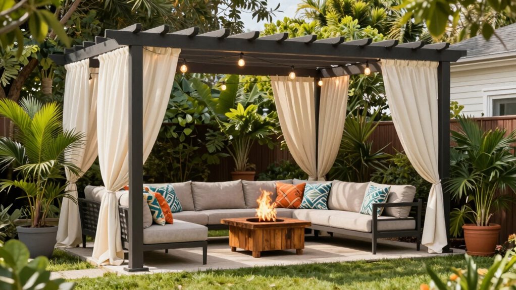 outdoor comfort and ambiance