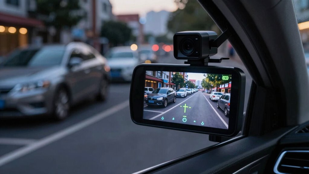 parking surveillance with night vision