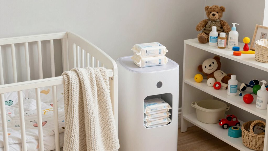 purposeful organized nursery space