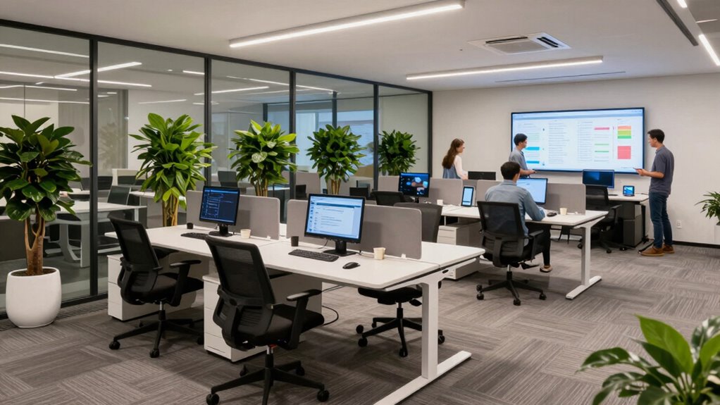 remote ergonomic innovative workplace