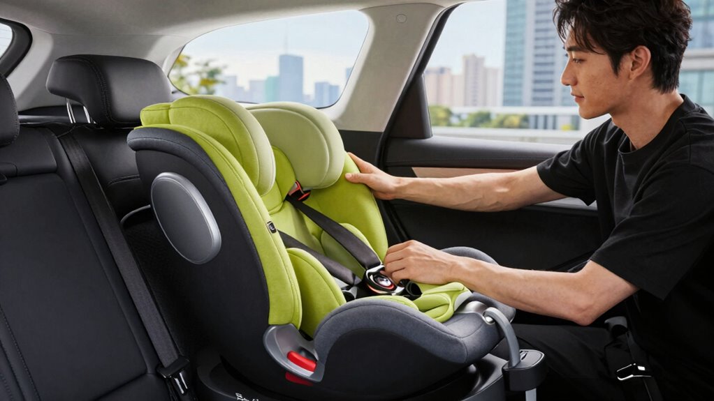 safe ergonomic rotating car seats
