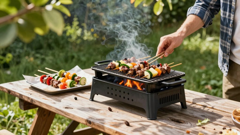 simplify outdoor cooking tasks