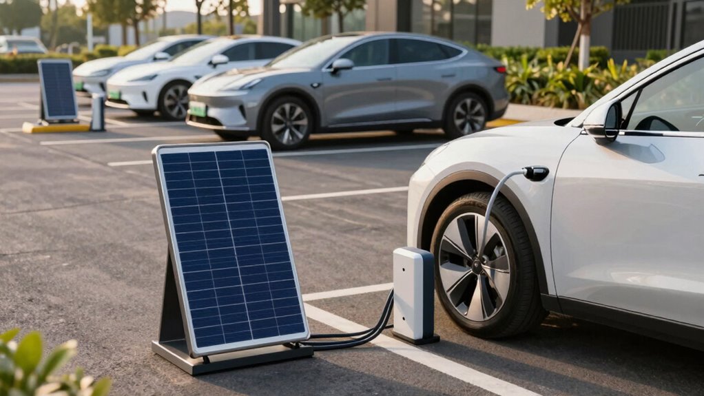 solar powered outdoor battery maintenance