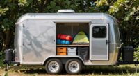 trailer storage for camping