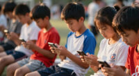 The kids with phones are alright